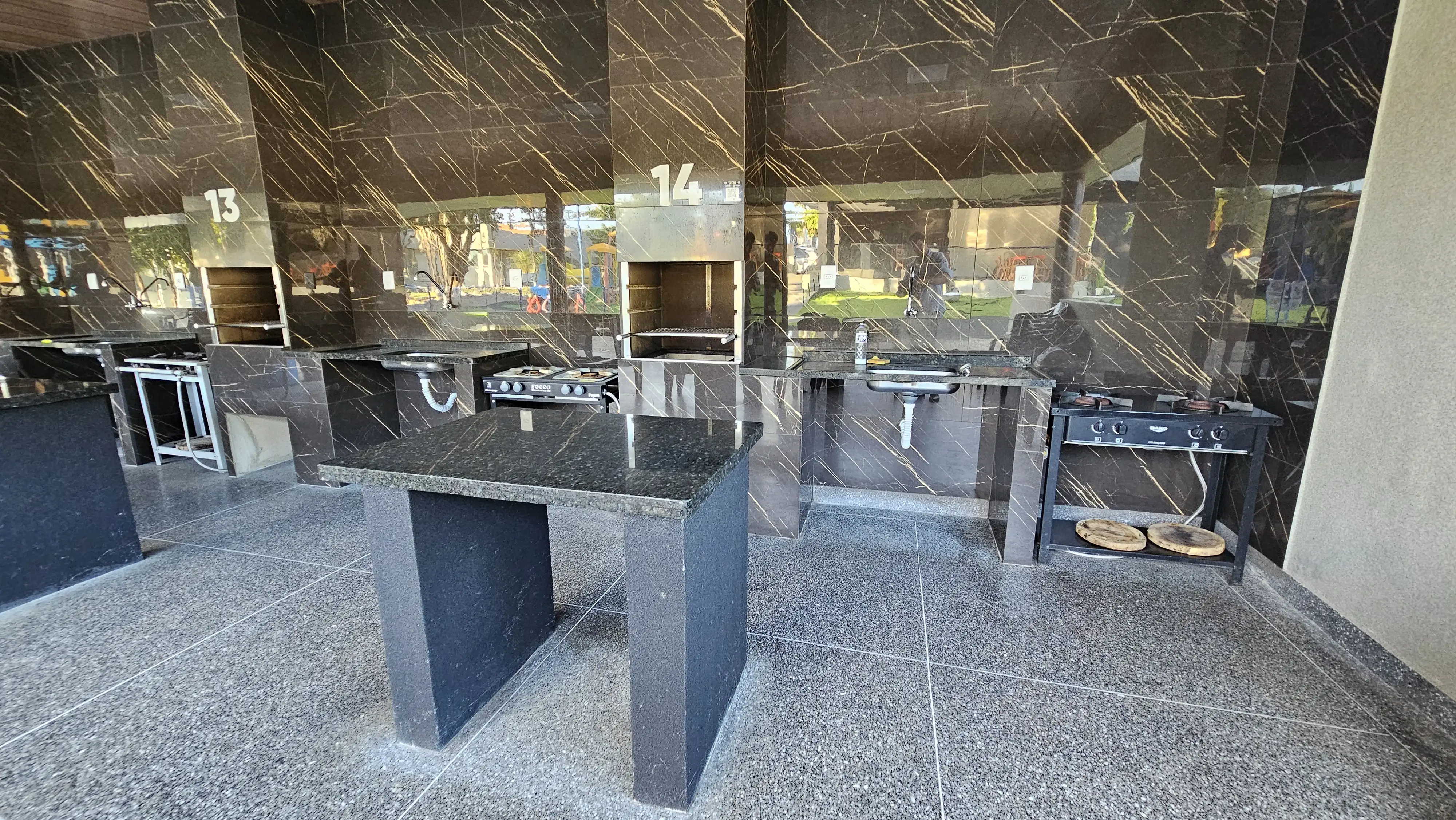 Ambiente das 14 Churrasqueiras